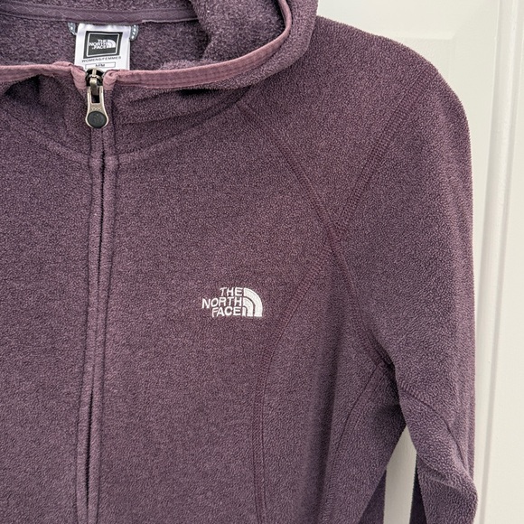 The North Face Tops - The North Face Women's TKA 100 Grape Fleece Full Zip Hoodie - Size Medium